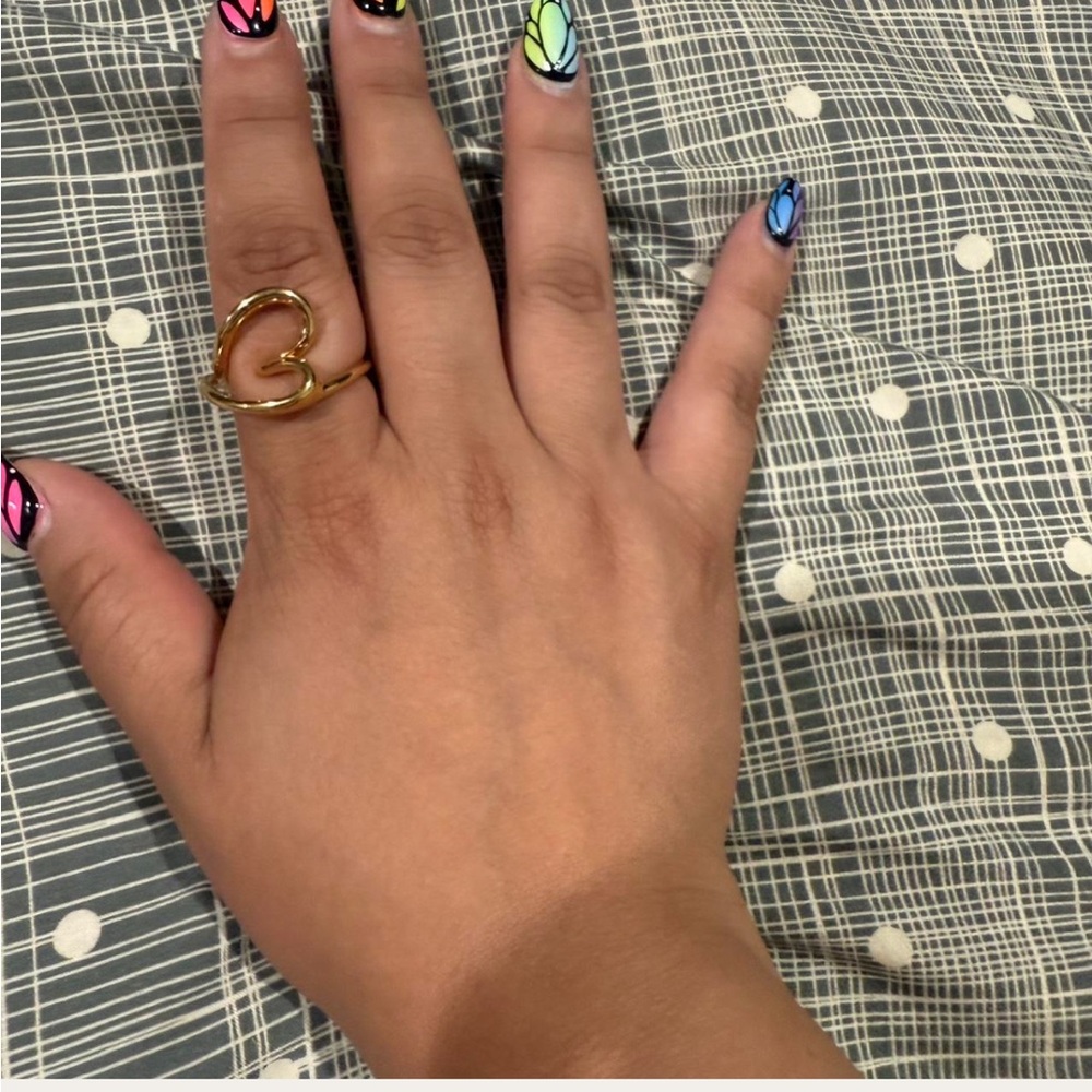 Pandora Gold Heart Ring